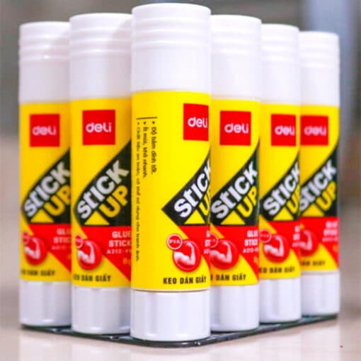 Hồ khô Deli CA212 – Dán sạch nhanh khô không làm nhăn giấy