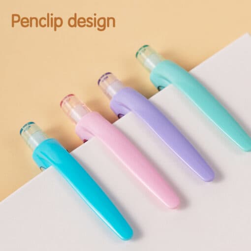 Bút bi bấm Deli EQ41-BL